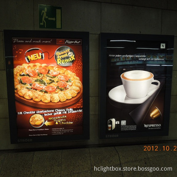 Aluminum Storefront Menu Design Clip Frame